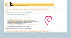 Desktop Screenshot of hubertz.de